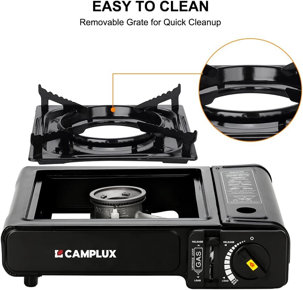 Camplux Dual Fuel Propane & Butane Stove with Carrying Case, Portable Camping Stoves with CSA Certification - Image 5
