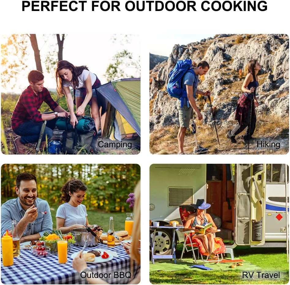 Camplux Dual Fuel Propane & Butane Stove with Carrying Case, Portable Camping Stoves with CSA Certification - Image 7