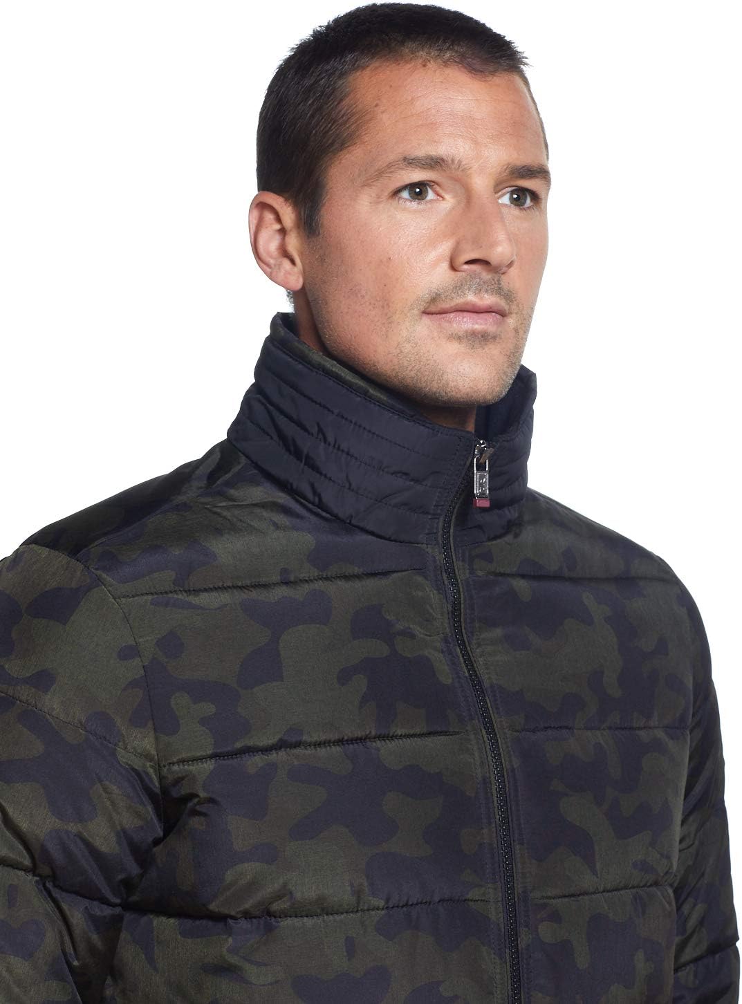 Hooded Puffer Jacket for Men - Water Resistant Bubble Coat for Men | Puffy Alternative Down Jacket - Image 3